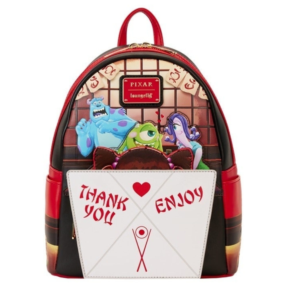 Loungefly Disney Pixar Monsters Inc Boo Takeout Box Mini Backpack - Picture 4 of 6